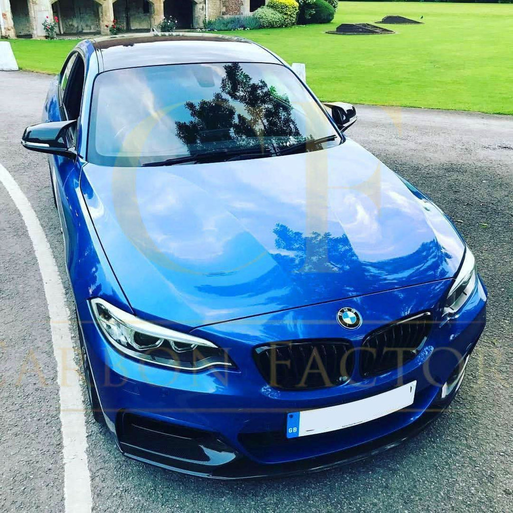 MP Style Carbon Fibre Front Splitter for BMW F22 2 Series M Sport 14-21
