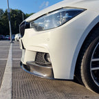 MP Style Carbon Fibre Front Splitter for BMW F30 F31 3 Series M Sport 12-19