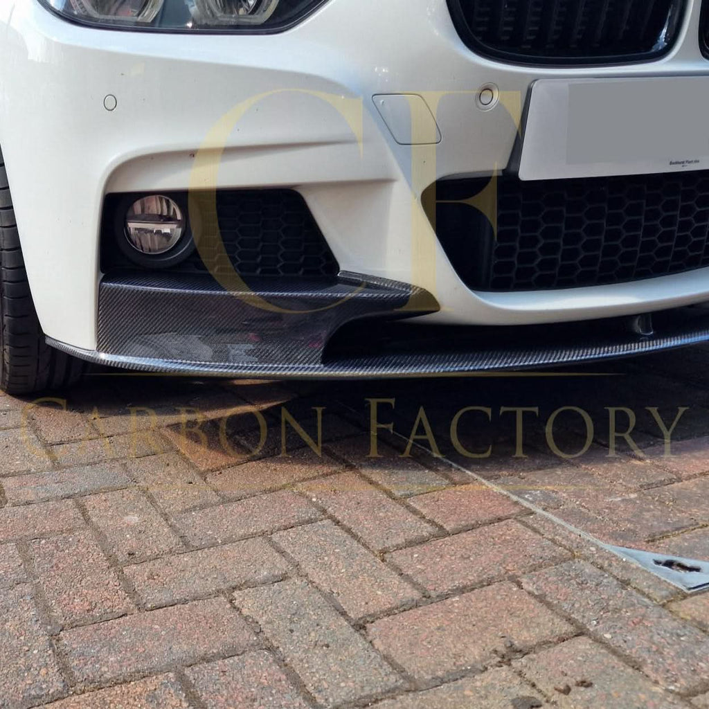 MP Style Carbon Fibre Front Splitter for BMW F30 F31 3 Series M Sport 12-19