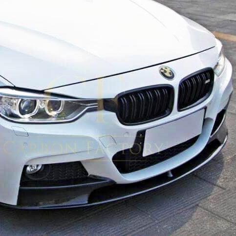 MP Style Carbon Fibre Front Splitter for BMW F30 F31 3 Series M Sport 12-19