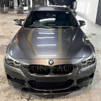 MP Style Carbon Fibre Front Splitter for BMW F30 F31 3 Series M Sport 12-19