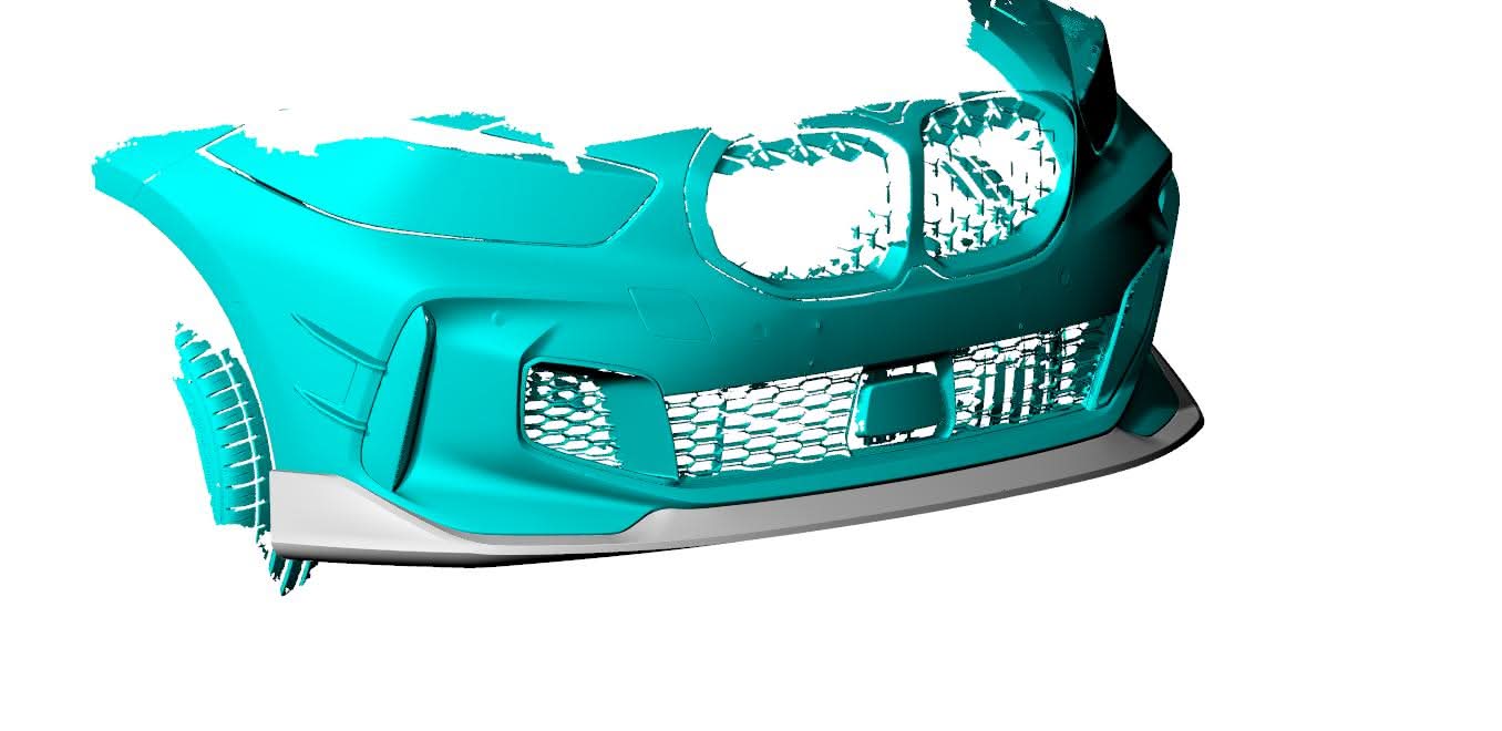 MP Style Carbon Fibre Front Splitter for BMW F40 1 Series 19-24