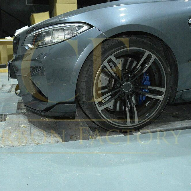 MP Style Carbon Fibre Front Splitter for BMW F87 M2 16-21