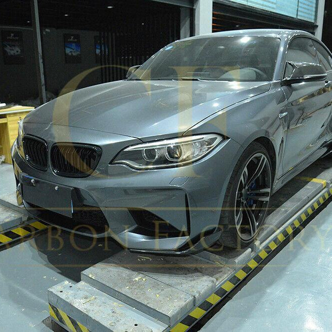 MP Style Carbon Fibre Front Splitter for BMW F87 M2 16-21