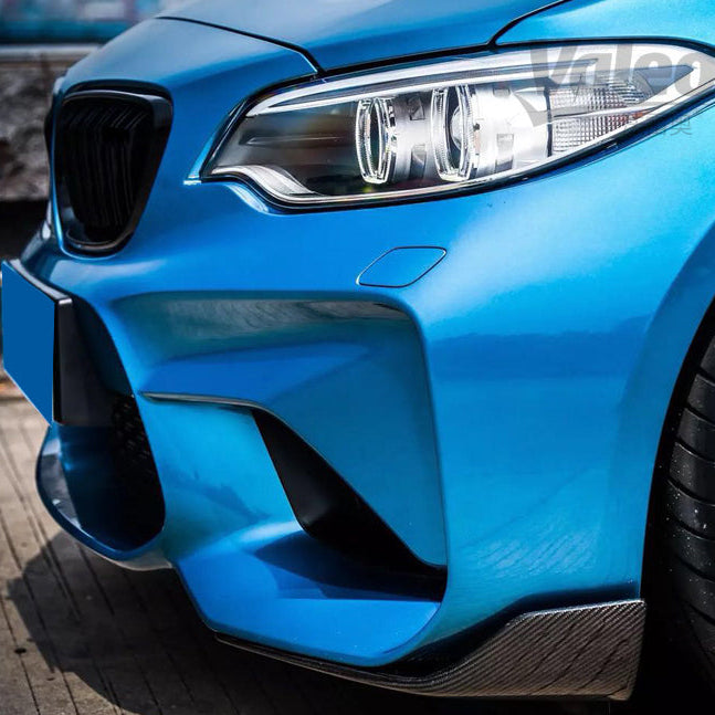 MP Style Carbon Fibre Front Splitter for BMW F87 M2 16-21
