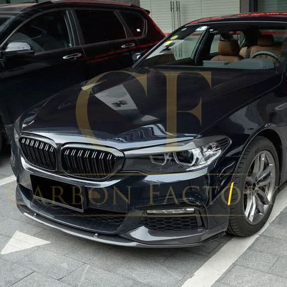 MP Style Carbon Fibre Front Splitter for BMW G30 5 Series M Sport 17-20
