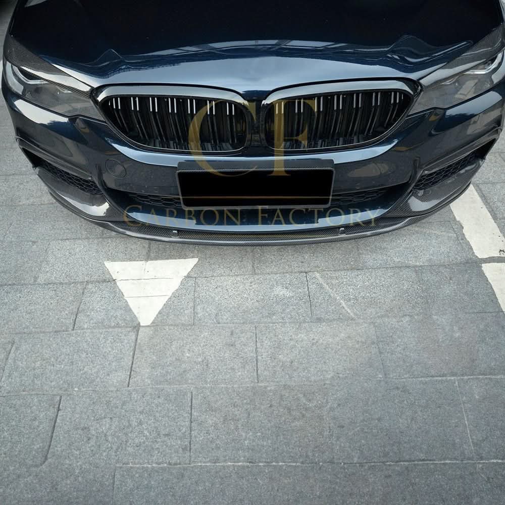 MP Style Carbon Fibre Front Splitter for BMW G30 5 Series M Sport 17-20