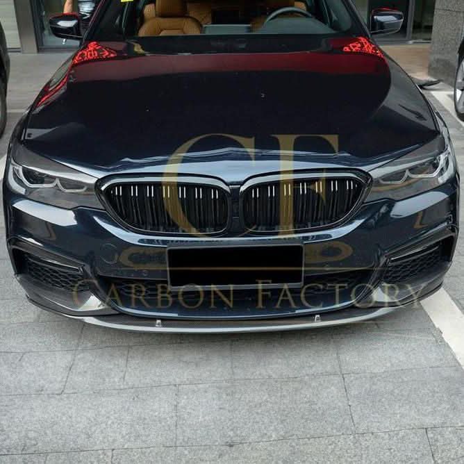 MP Style Carbon Fibre Front Splitter for BMW G30 5 Series M Sport 17-20