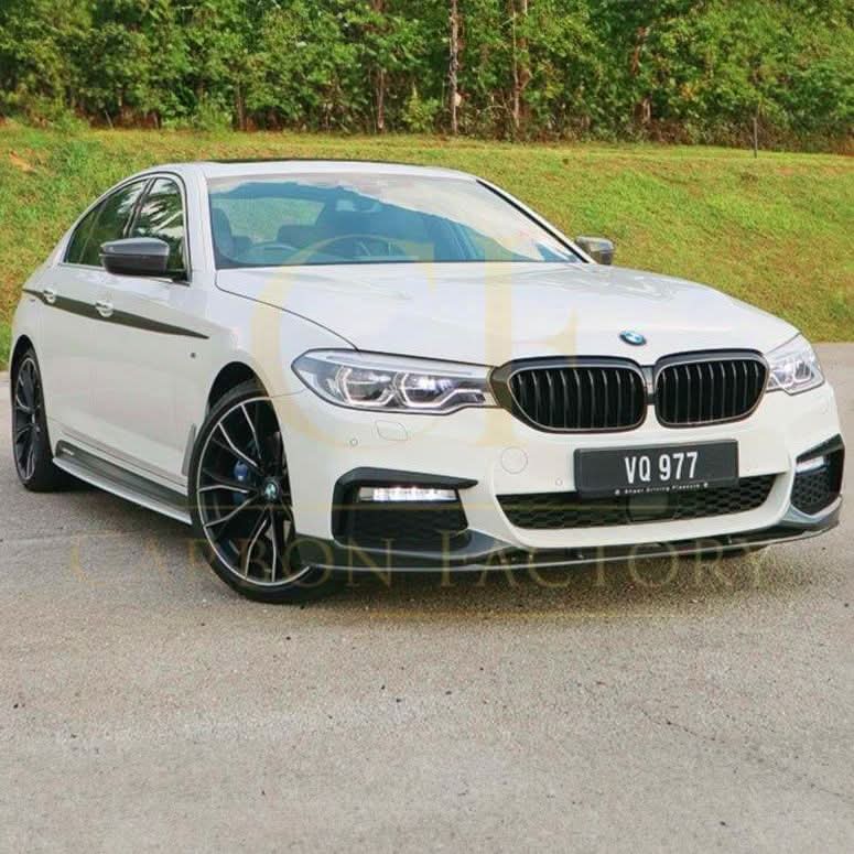 MP Style Carbon Fibre Front Splitter for BMW G30 5 Series M Sport 17-20
