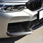 MP Style Pre-Preg Carbon Fibre Front Splitter Covers for BMW F90 M5 Pre-LCI 17-20