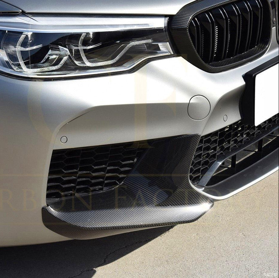 MP Style Pre-Preg Carbon Fibre Front Splitter Covers for BMW F90 M5 Pre-LCI 17-20