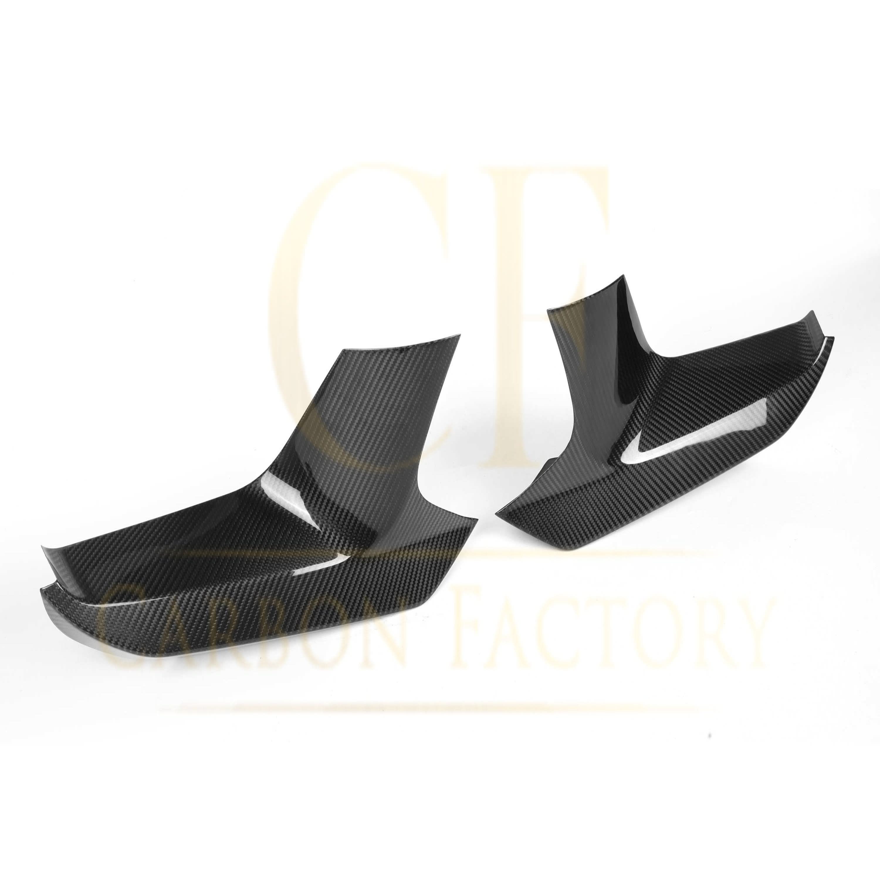 MP Style Pre-Preg Carbon Fibre Front Splitter Covers for BMW F90 M5 Pre-LCI 17-20