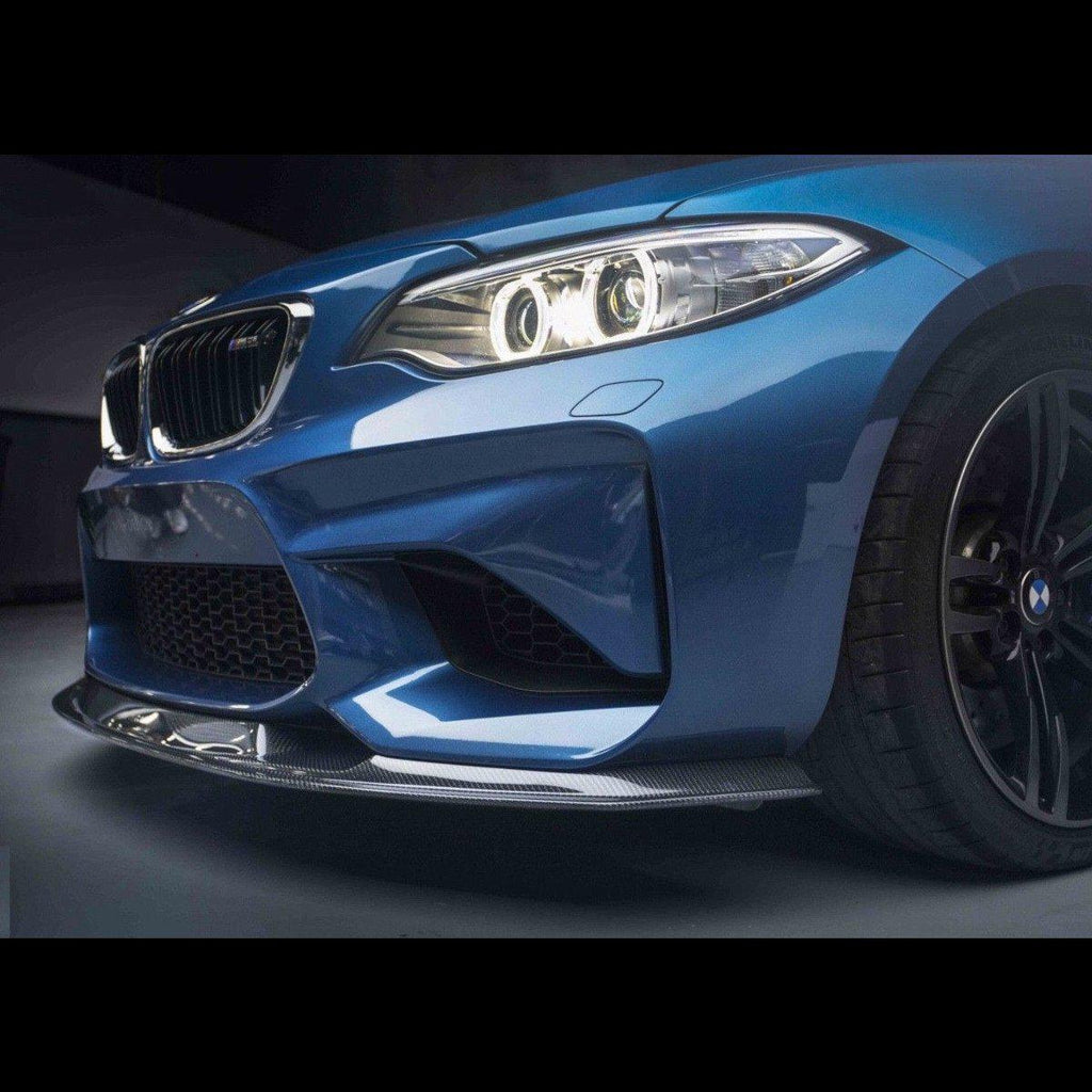 MTC Style Carbon Fibre Front Splitter for BMW F87 M2 OG 16-18