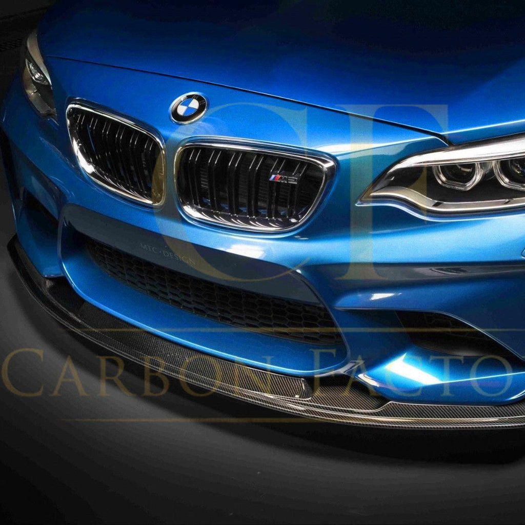 MTC Style Carbon Fibre Front Splitter for BMW F87 M2 OG 16-18