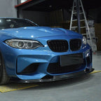 MTC Style Carbon Fibre Front Splitter for BMW F87 M2 OG 16-18