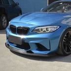 MTC Style Carbon Fibre Front Splitter for BMW F87 M2 OG 16-18