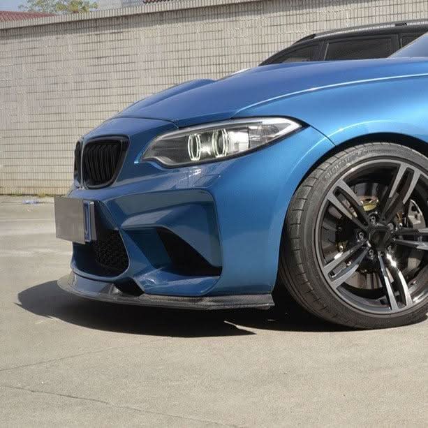 MTC Style Carbon Fibre Front Splitter for BMW F87 M2 OG 16-18