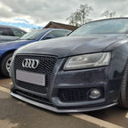 P Style Carbon Fibre Front Splitter for Audi B8 A5 S-Line & S5 07-10