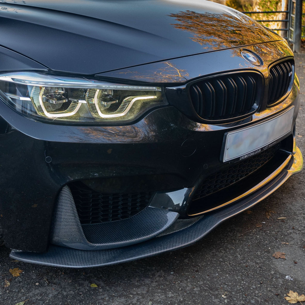 PSM Style Carbon Fibre Front Splitter for BMW F80 M3 F82 F83 M4 14-20