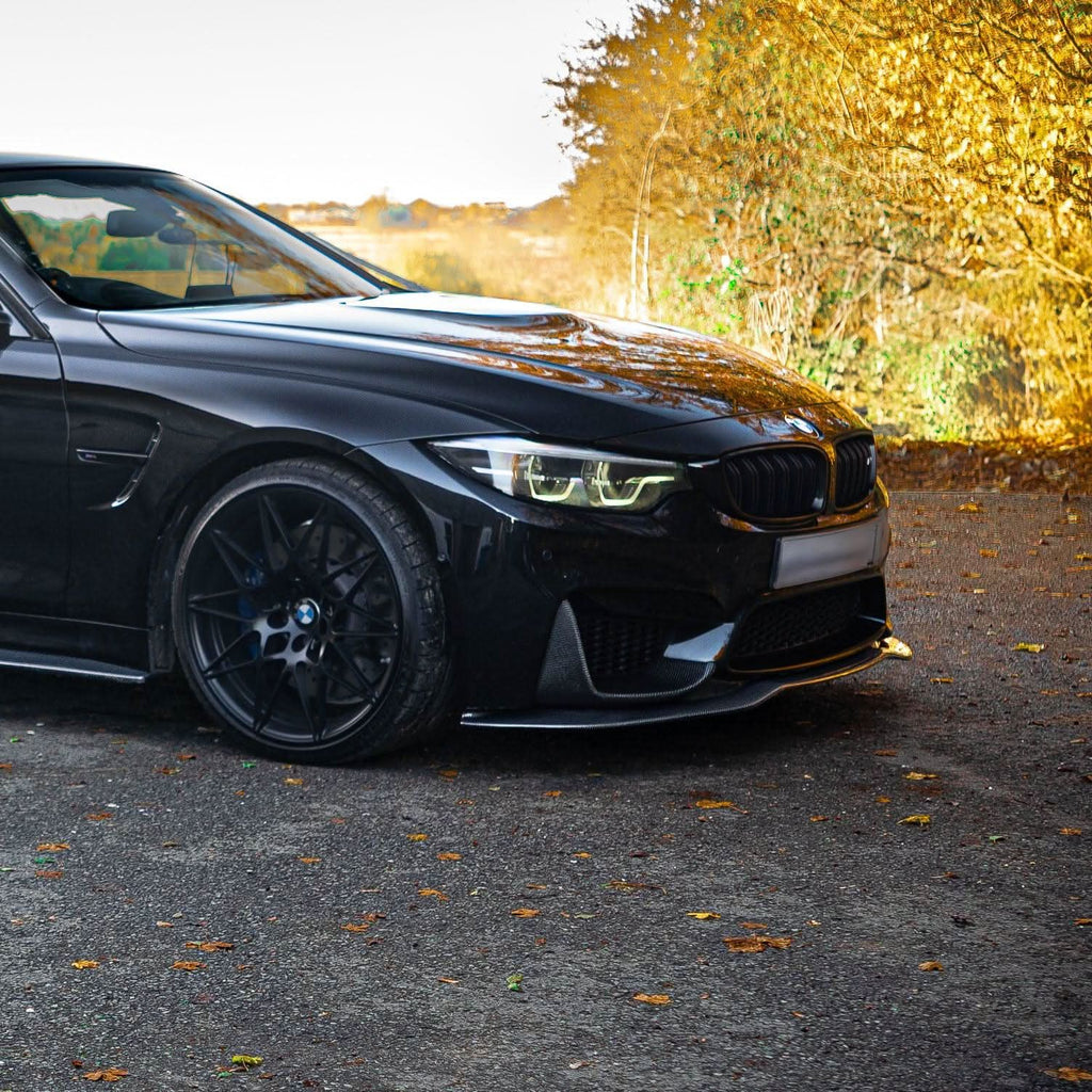 PSM Style Carbon Fibre Front Splitter for BMW F80 M3 F82 F83 M4 14-20