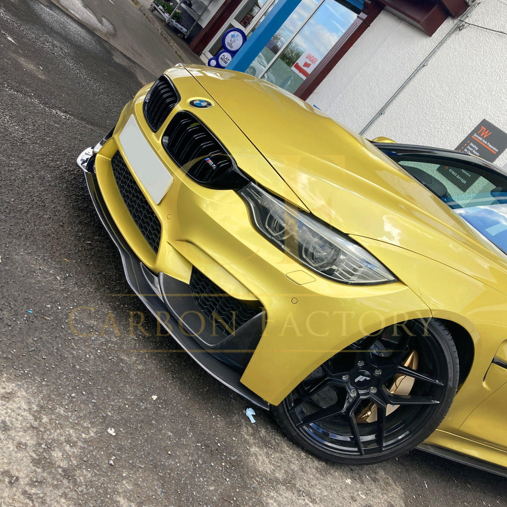 PSM Style Carbon Fibre Front Splitter for BMW F80 M3 F82 F83 M4 14-20