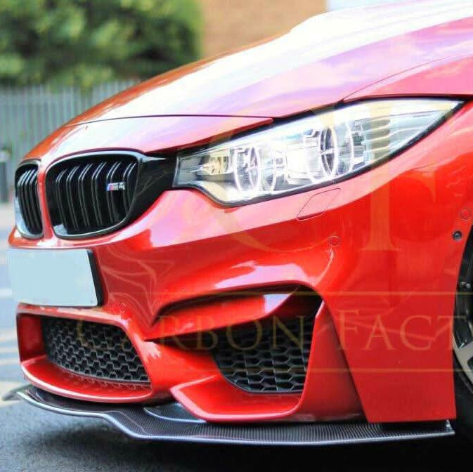 PSM Style Carbon Fibre Front Splitter for BMW F80 M3 F82 F83 M4 14-20