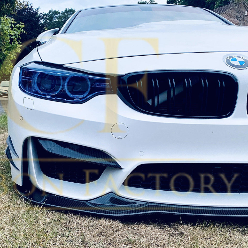 PSM Style Carbon Fibre Front Splitter for BMW F80 M3 F82 F83 M4 14-20