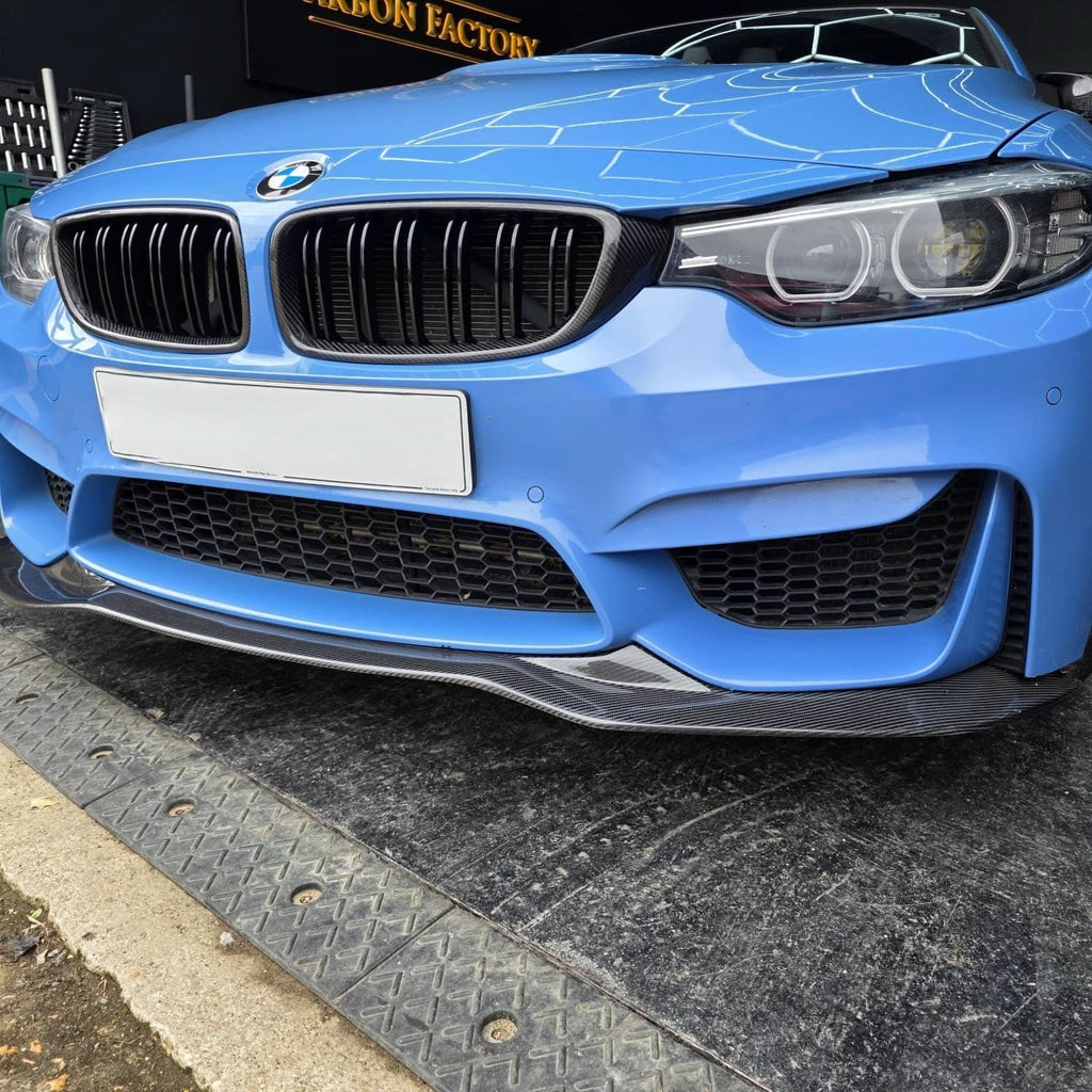 PSM Style Carbon Fibre Front Splitter for BMW F80 M3 F82 F83 M4 14-20