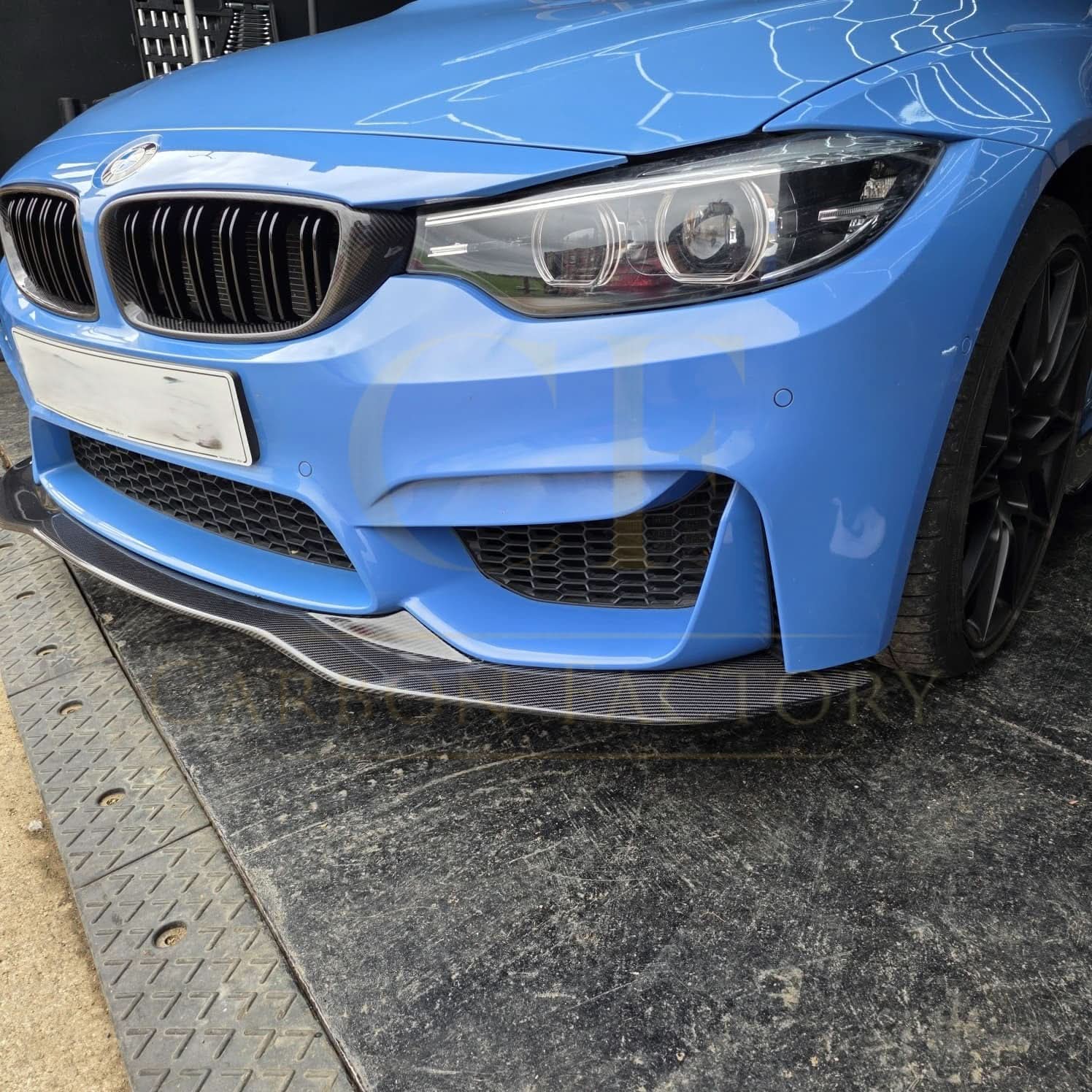 PSM Style Carbon Fibre Front Splitter for BMW F80 M3 F82 F83 M4 14-20