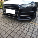 R Style Carbon Fibre Front Splitter for Audi C7.5 A6 S Line & S6 15-18