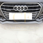 R Style Carbon Fibre Front Splitter for Audi C7.5 A6 S Line & S6 15-18