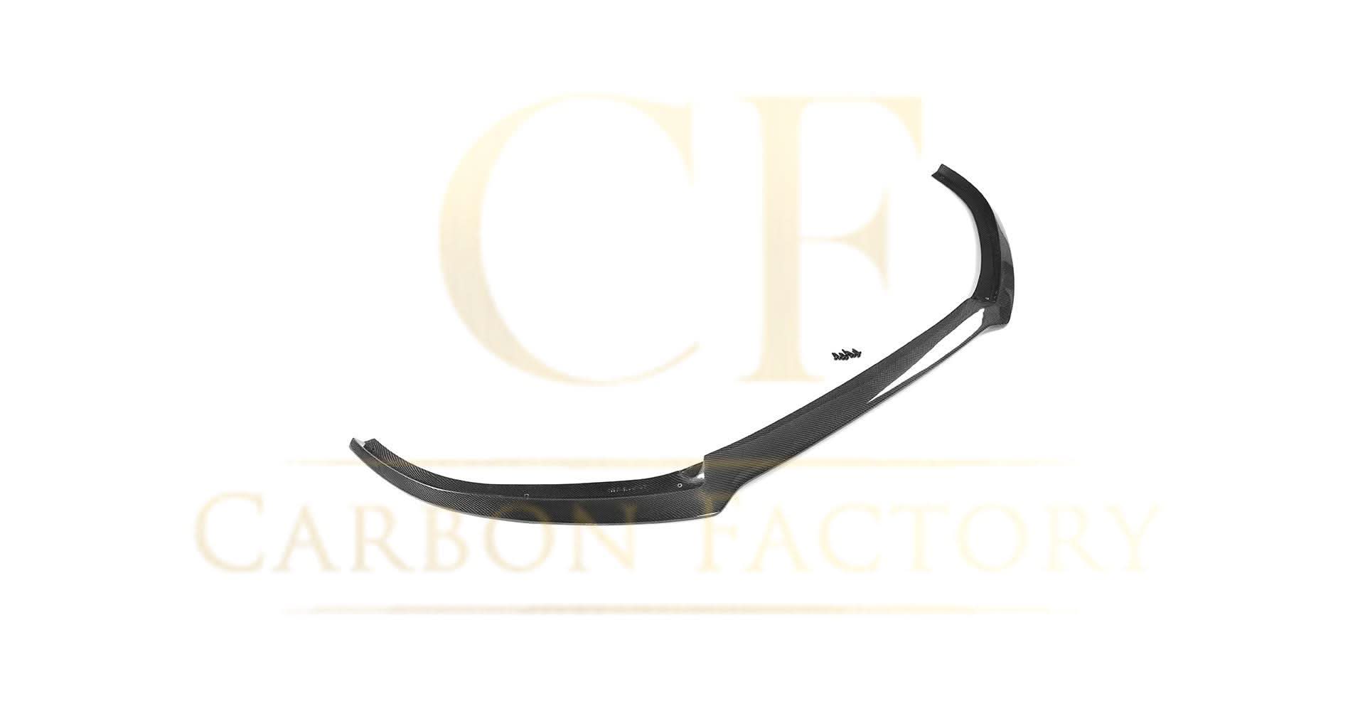 R Style Carbon Fibre Front Splitter for Audi C7.5 A6 S Line & S6 15-18