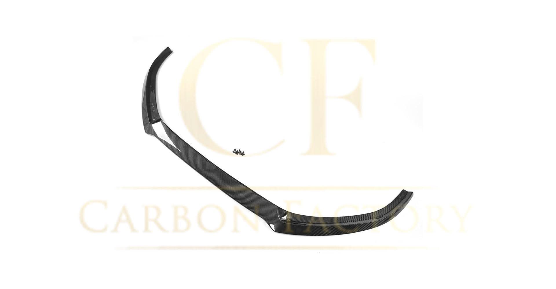 R Style Carbon Fibre Front Splitter for Audi C7.5 A6 S Line & S6 15-18