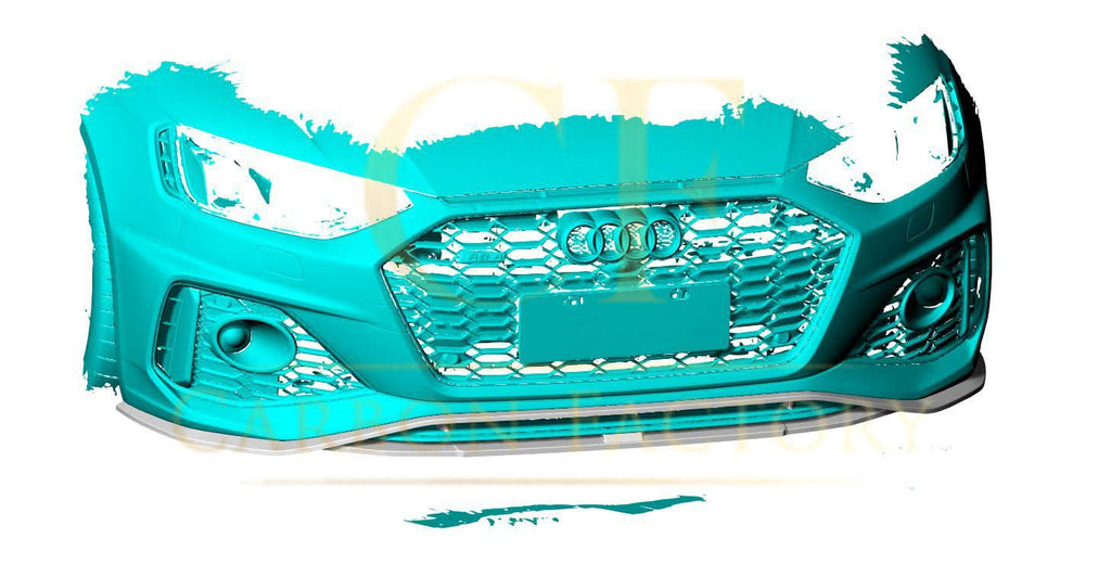 R Style Pre-Preg Carbon Fibre Front Splitter for Audi B9 RS4 20-24