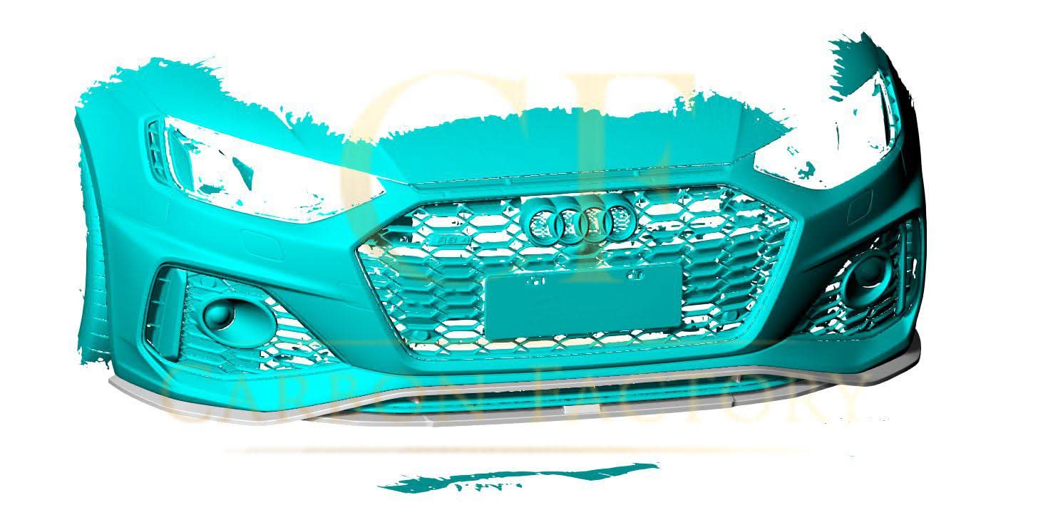 R Style Pre-Preg Carbon Fibre Front Splitter for Audi B9 RS4 20-24