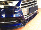 RS Style Carbon Fibre Front Splitter for Audi A3 Saloon S Line & S3 16-19