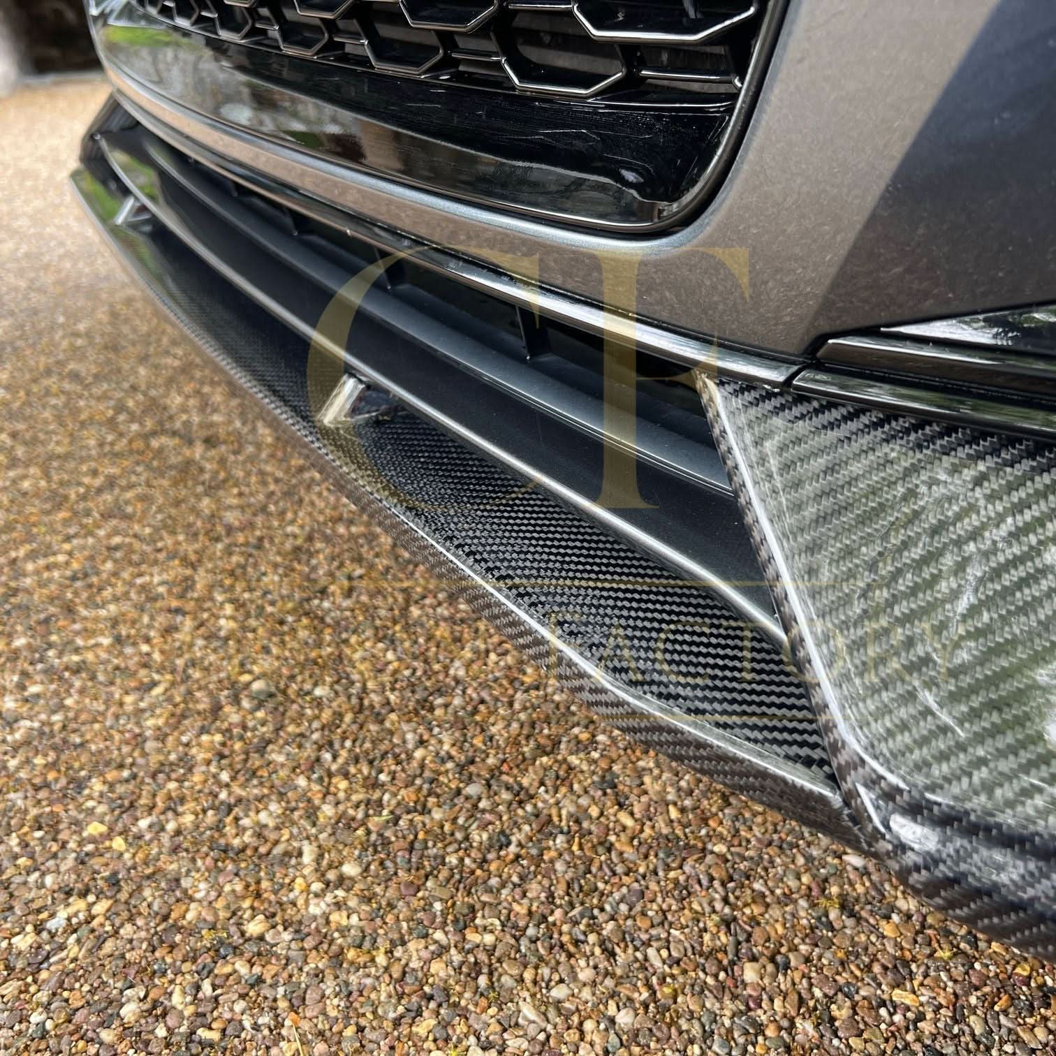 RS Style Carbon Fibre Front Splitter for Audi B9 A5 S Line & S5 17-19