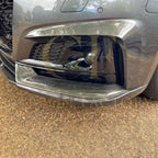 RS Style Carbon Fibre Front Splitter for Audi B9 A5 S Line & S5 17-19