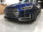 RS Style Carbon Fibre Front Splitter for Audi B9 A5 S Line & S5 17-19