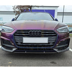 RS Style Carbon Fibre Front Splitter for Audi B9 A5 S Line & S5 17-19