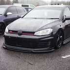 RZ Style Carbon Fibre Front Splitter for VW Golf MK7 GTI 14-17