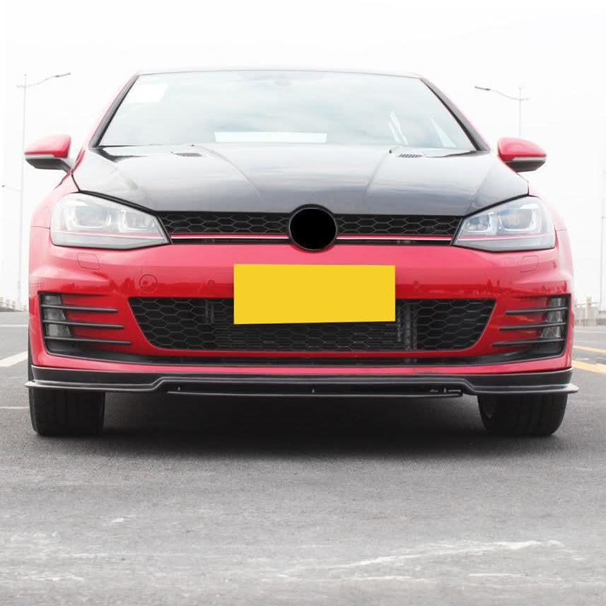 RZ Style Carbon Fibre Front Splitter for VW Golf MK7 GTI 14-17