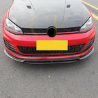 RZ Style Carbon Fibre Front Splitter for VW Golf MK7 GTI 14-17