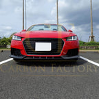 V Style Carbon Fibre Front Splitter for Audi 8S TT MK3 15-18