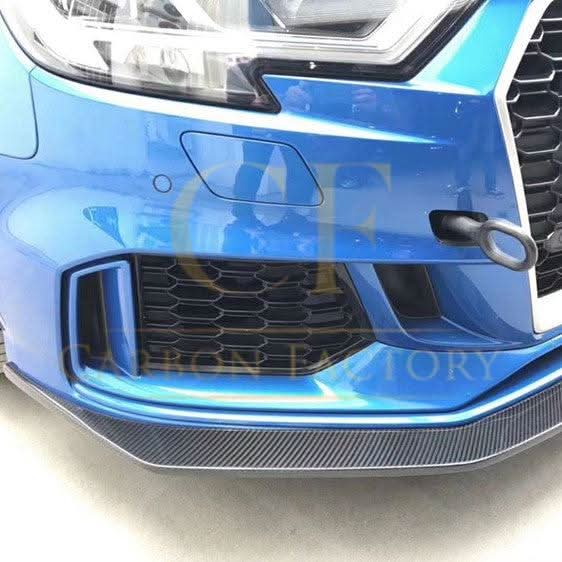 V Style Carbon Fibre Front Splitter for Audi 8V RS3 Saloon 17-20