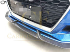 V Style Carbon Fibre Front Splitter for Audi 8V RS3 Saloon 17-20