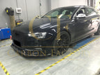 V Style Carbon Fibre Front Splitter for Audi B8.5 S5 A5 S Line 11-16