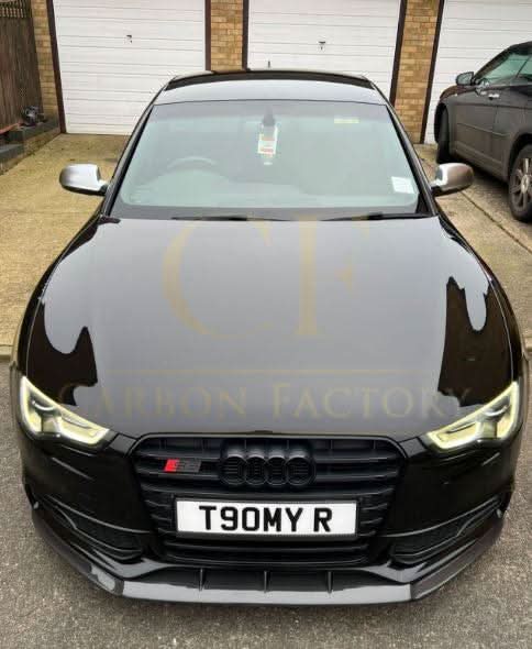 V Style Carbon Fibre Front Splitter for Audi B8.5 S5 A5 S Line 11-16