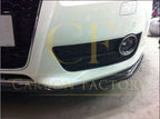 V Style Carbon Fibre Front Splitter for Audi B8 A5 Non S-Line 07-10