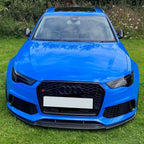 V Style Carbon Fibre Front Splitter for Audi C7 RS6 13-18